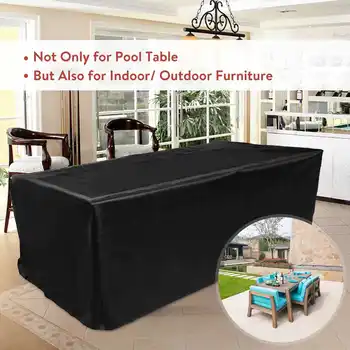 GEMITTO 7/8/9 ft 420D Pool Table Cover, Heavy Duty Waterproof Billiard Cover Polyester Fabric for Snooker Billiard Table Cloth
GEMITTO 7/8/9 ft 420D Pool Table Cover, Heavy Duty Waterproof Billiard Cover Polyester Fabric for Snooker Billiard Table Cloth