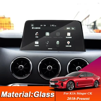 

Car Styling Dashboard GPS Navigation Screen Glass Protective Film Sticker For KIA Stinger CK 2018-Present Control of LCD Screen