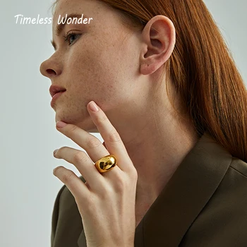 Timeless Wonder Titanium Geo Solid Stackable Ring Women Stainless Steel Jewelry Punk Boho Ins Designer Top Runway Fashion 4233
Timeless Wonder Titanium Geo Solid Stackable Ring Women Stainless Steel Jewelry Punk Boho Ins Designer Top Runway Fashion 4233