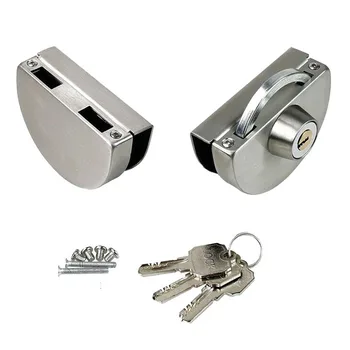 10-12mm Glass Door Lock 304 Stainless Steel Semi-Circular Double Sides Open Door Ball Lock No Drilling Gate Locks Door Hardware
10-12mm Glass Door Lock 304 Stainless Steel Semi-Circular Double Sides Open Door Ball Lock No Drilling Gate Locks Door Hardware