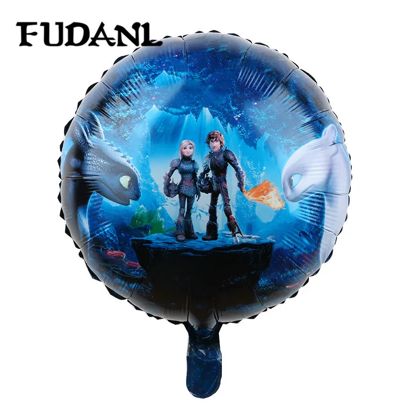 10pcs 18inch Round How to Train Your Tooth Foil Balloons Dragon Toothless Game Birthday Party Supplies Kids Hero Decor Gift Toys
10pcs 18inch Round How to Train Your Tooth Foil Balloons Dragon Toothless Game Birthday Party Supplies Kids Hero Decor Gift Toys