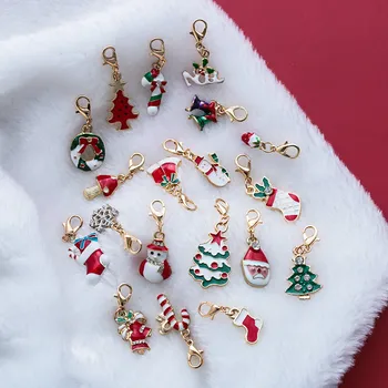 19Pcs/Set New Enamel Christmas Decoration Keychains Tree Bell Snowman Alloy Lobster Buckle Clasp Charms Key Chains Jewelry
19Pcs/Set New Enamel Christmas Decoration Keychains Tree Bell Snowman Alloy Lobster Buckle Clasp Charms Key Chains Jewelry