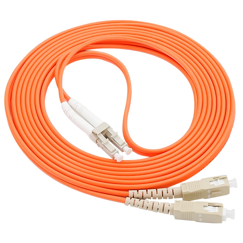 LC/UPC-SC/UPC fiber optic patch cordDuplex Multimode cable LC-SC optical fibre jumper
LC/UPC-SC/UPC fiber optic patch cordDuplex Multimode cable LC-SC optical fibre jumper