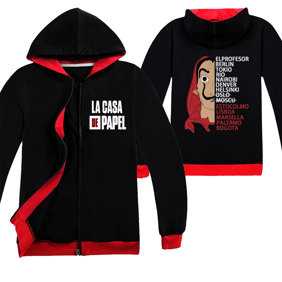 coat Cross-border supply of hot autumn and winter new money heist kids zipper jackets for kids toddler girl winter clothes 
coat Cross-border supply of hot autumn and winter new money heist kids zipper jackets for kids toddler girl winter clothes