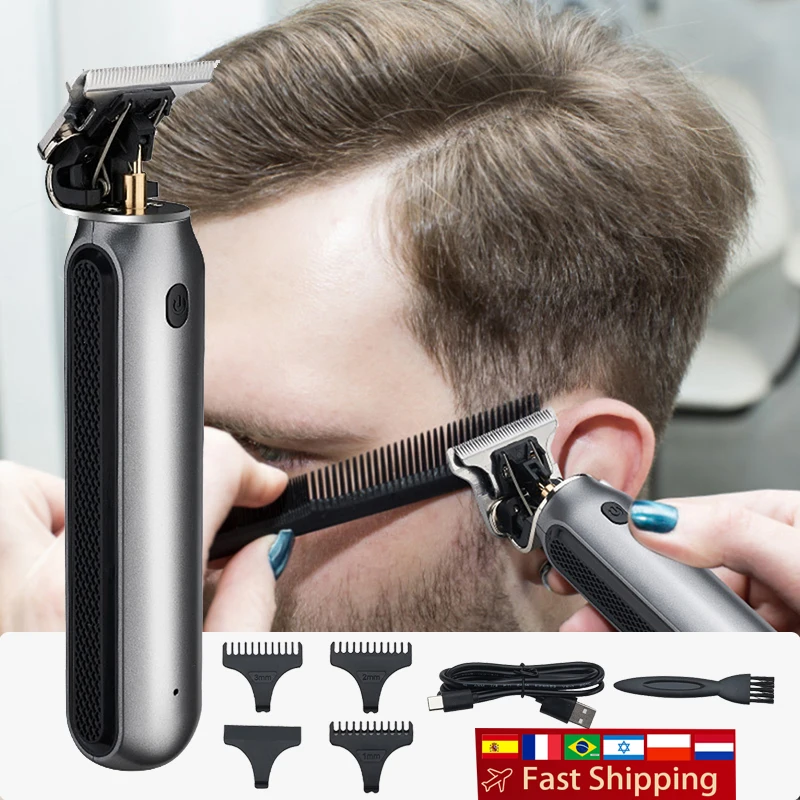 7PCS Silver Professional Hair Clipper Trimmer T Blade For Men Rechargeable Electric Hair Cutter Machine Salon Styling Tools
7PCS Silver Professional Hair Clipper Trimmer T Blade For Men Rechargeable Electric Hair Cutter Machine Salon Styling Tools