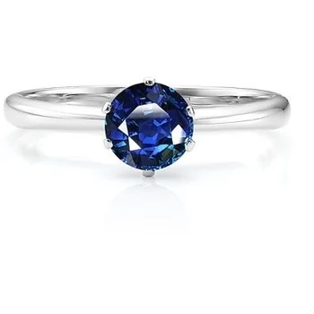 Master brilliant ring with 1 sapphire in white gold
Master brilliant ring with 1 sapphire in white gold