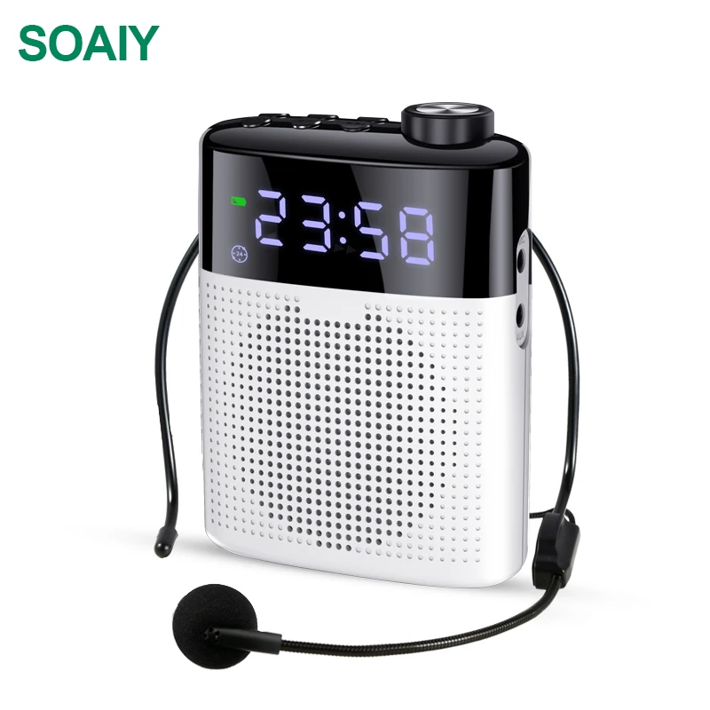 Soaiy S528 Wireless/Wired Bluetooth Portable Megaphone Voice Amplifier Mini Loudspeaker with Mic Lightweight Speaker FM TF
Soaiy S528 Wireless/Wired Bluetooth Portable Megaphone Voice Amplifier Mini Loudspeaker with Mic Lightweight Speaker FM TF