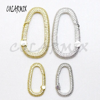 5pcs Shield shape Zircon clasp pendants clip Lock accessories for jewelry making mix colors fashion jewelry for women 50948 
5pcs Shield shape Zircon clasp pendants clip Lock accessories for jewelry making mix colors fashion jewelry for women 50948