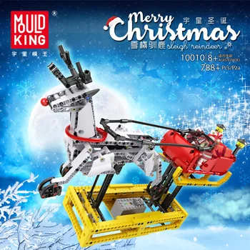 MOC 10010 Building Blocks Creative Toys The Christmas Santa Reindeer Sleigh Assembly Bricks Kids Educational Toy Christmas Gift
MOC 10010 Building Blocks Creative Toys The Christmas Santa Reindeer Sleigh Assembly Bricks Kids Educational Toy Christmas Gift