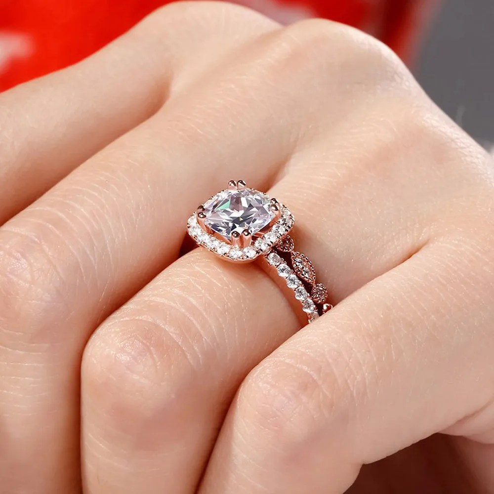 2-in-1 Fashion Lady Zirconia Ring Creative Set Ring Accessories Valentine's Day Engagement Ring коло Bague Femme Free Shipping
2-in-1 Fashion Lady Zirconia Ring Creative Set Ring Accessories Valentine's Day Engagement Ring коло Bague Femme Free Shipping