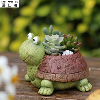 Pastoral Turtle Succulents Resin Pot Flower Creative Retro Courtyard Home Decoration Animals
Pastoral Turtle Succulents Resin Pot Flower Creative Retro Courtyard Home Decoration Animals
