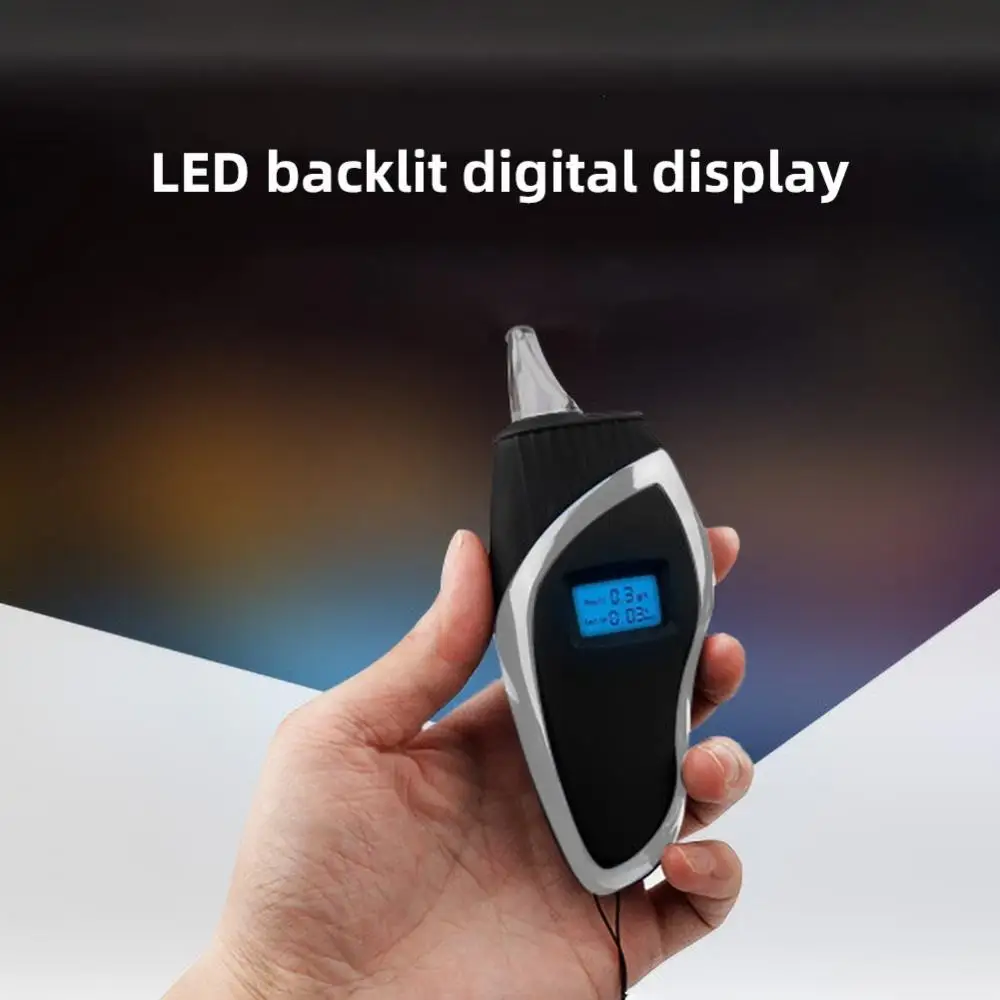 Professional Digital Breath Alcohol Tester Breathalyzer with LCD Dispaly with 5 Mouthpieces Police Alcohol Parking Breathalyser 
Professional Digital Breath Alcohol Tester Breathalyzer with LCD Dispaly with 5 Mouthpieces Police Alcohol Parking Breathalyser