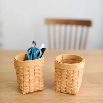 1 Pcs Hot Sale Mini Weave Square Shape Pen Holder Storage Pencil Stationery Desk Accessories Pencil Holder
1 Pcs Hot Sale Mini Weave Square Shape Pen Holder Storage Pencil Stationery Desk Accessories Pencil Holder