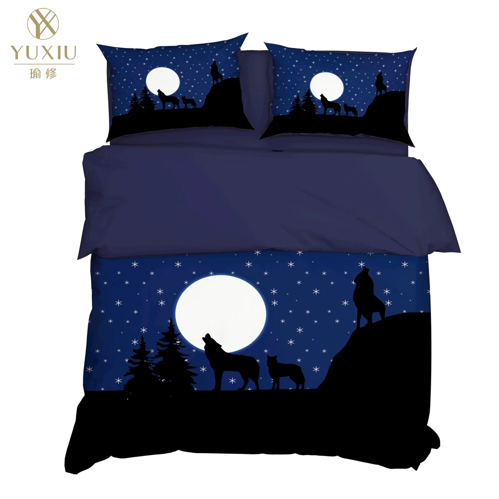 YuXiu 3D Printing Animal Wolf Duvet Covers 3Pcs Sets Bedding Set Bed Linen Cover Pillowcases King Queen Full Twin Double
YuXiu 3D Printing Animal Wolf Duvet Covers 3Pcs Sets Bedding Set Bed Linen Cover Pillowcases King Queen Full Twin Double