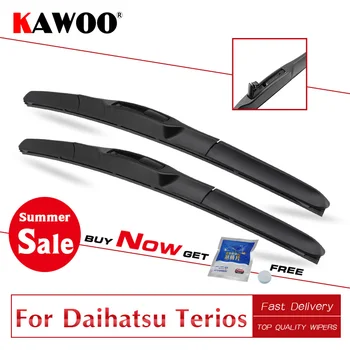 KAWOO Auto Windshield Hybrid Wiper Blades for Daihatsu Terios Fit Hook Arms Car Model Year From 1997 1998 1999 2000 2001 to 2017
KAWOO Auto Windshield Hybrid Wiper Blades for Daihatsu Terios Fit Hook Arms Car Model Year From 1997 1998 1999 2000 2001 to 2017