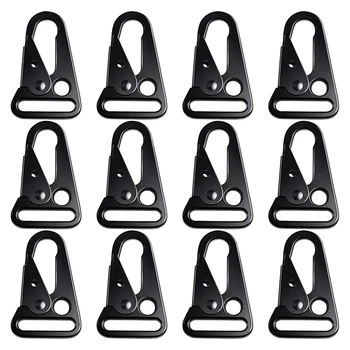 12 Pieces Enlarged Mouth Clip Sling Clasp Olecranon Hook for Keychain Snap Hooks Outdoor Bag Black Color Fits Women or Men Use Y
12 Pieces Enlarged Mouth Clip Sling Clasp Olecranon Hook for Keychain Snap Hooks Outdoor Bag Black Color Fits Women or Men Use Y