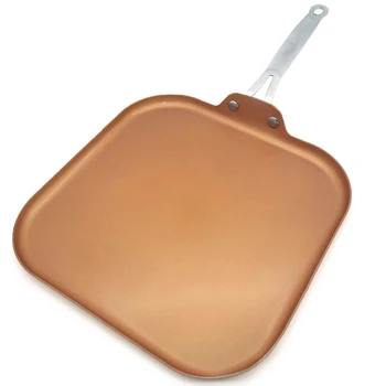 Copper Pan 11-Inch Nonstick Copper Ceramic Coating Pan with Stainless Steel Handle Pan Frying Pan
Copper Pan 11-Inch Nonstick Copper Ceramic Coating Pan with Stainless Steel Handle Pan Frying Pan