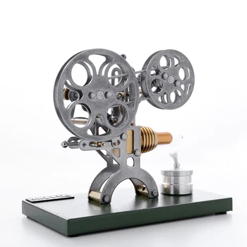 DIY Retro Nostalgic Projection Stirling Engine External Combustion Engine Science Steam Toy with Metal Base - Assembled Version
DIY Retro Nostalgic Projection Stirling Engine External Combustion Engine Science Steam Toy with Metal Base - Assembled Version