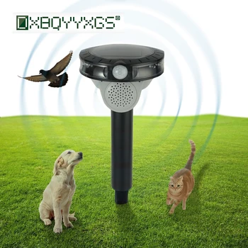 Outdoor Solar Ultrasonic animal repeller Bird Repellent LED light Rodent control For Private territory Drive away Bird,,Dog,fox
Outdoor Solar Ultrasonic animal repeller Bird Repellent LED light Rodent control For Private territory Drive away Bird,,Dog,fox