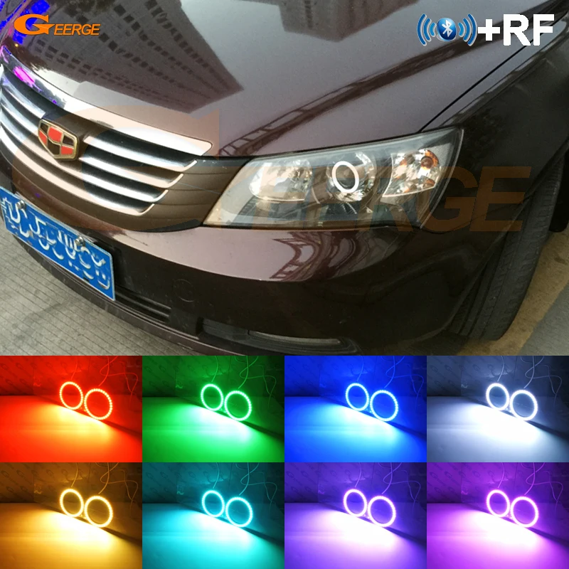 Для Geely Emgrand EC7 RV (Emgrand 7 RV) 2010 2011 2012 RF remote Bluetooth App многоцветный ультра яркий RGB