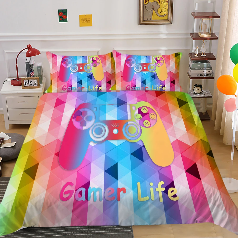 Xbox Game Handle Duvet Cover Set King Queen Single 3D Bedding Set Boys Girls 2/3 Pcs Modern Home Bed Gift Decorations
Xbox Game Handle Duvet Cover Set King Queen Single 3D Bedding Set Boys Girls 2/3 Pcs Modern Home Bed Gift Decorations