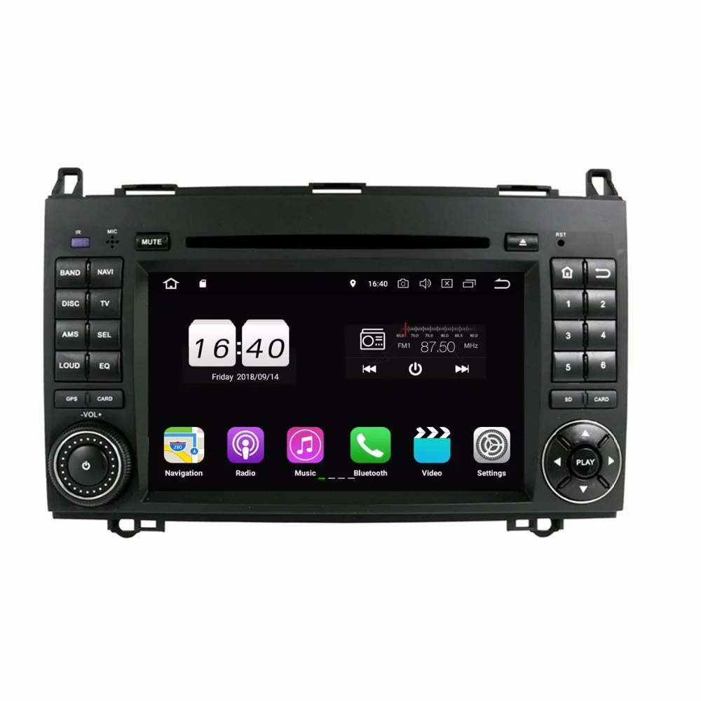 Автомобильный 4-ядерный DVD-плеер TDA7851 Android 11 0 2 ГБ + 16 Wi-Fi BT 5 радио GPS ГЛОНАСС для Benz W169