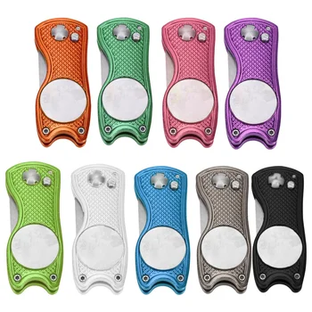 Foldable Golf Divot Repair Tool Stainless Steel Ball Marker Golf Pitch Fork Practical Golfer Training Accessory (Random Color)
Foldable Golf Divot Repair Tool Stainless Steel Ball Marker Golf Pitch Fork Practical Golfer Training Accessory (Random Color)