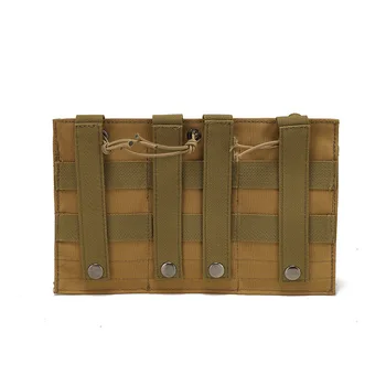 

Tactical Molle Magazine Pouch Double-Layer Triple Rifle Pistol Mags Bag Cartridge Pouches Hunting Paintball Mag Holder Carrier