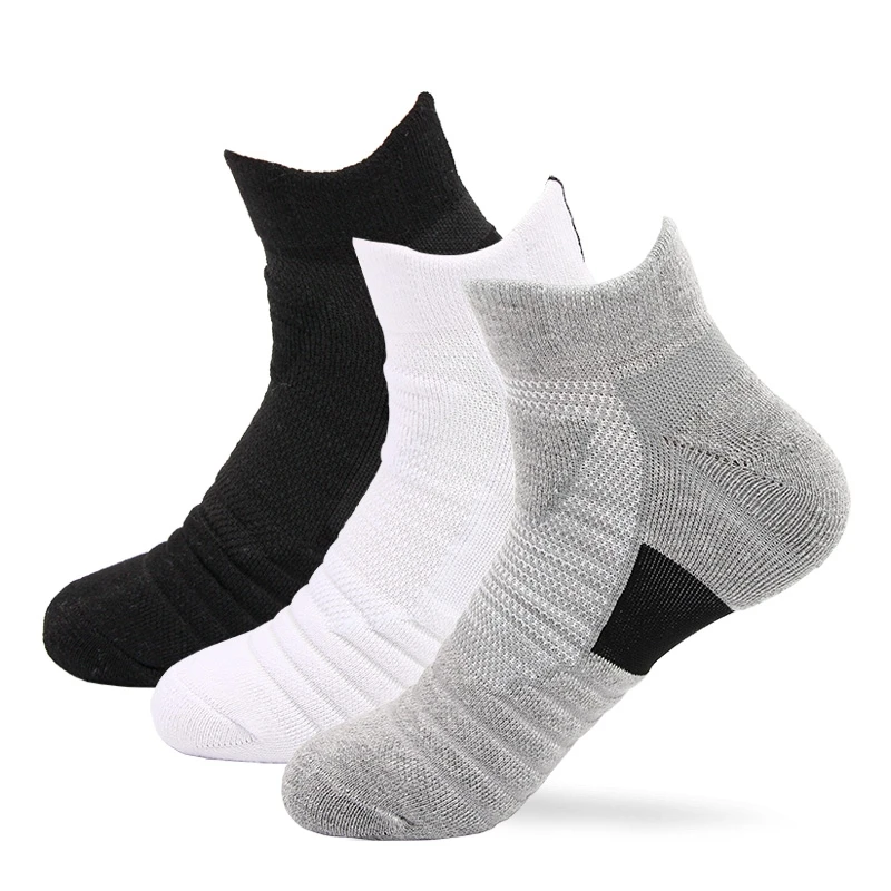 

XPAY High Performance Moisture Wicking Combed Cotton Low Cut Ankle Athletic Running Tennis Cushion Sports Socks For Men