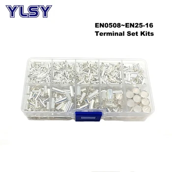 Copper tube bare crimp terminals Electric naked cord end terminal connector wire cable ferrules EN0508~25-16 kit 22-4AWG
Copper tube bare crimp terminals Electric naked cord end terminal connector wire cable ferrules EN0508~25-16 kit 22-4AWG