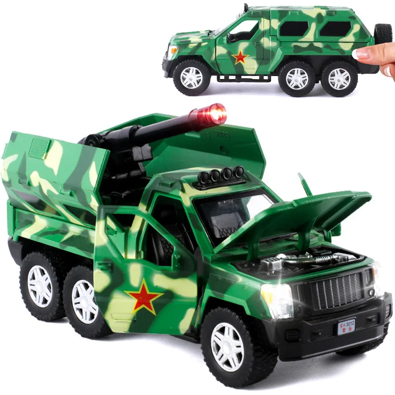 Cai li xin 1: 32 Explosion-Proof Vehicle Armor Missile Rocket Model Car Sound And Light Warrior Car Toy Model 53136 in Bulk
Cai li xin 1: 32 Explosion-Proof Vehicle Armor Missile Rocket Model Car Sound And Light Warrior Car Toy Model 53136 in Bulk