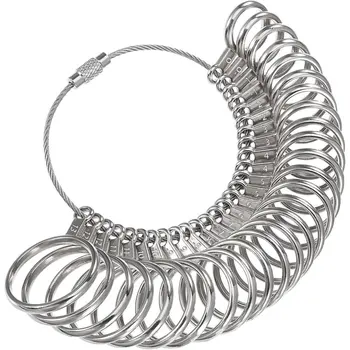 Finger Ring Gauge Sizer Jewelry Making Size Measuring Tools Useful Optional Standard Metal BSIDE
Finger Ring Gauge Sizer Jewelry Making Size Measuring Tools Useful Optional Standard Metal BSIDE