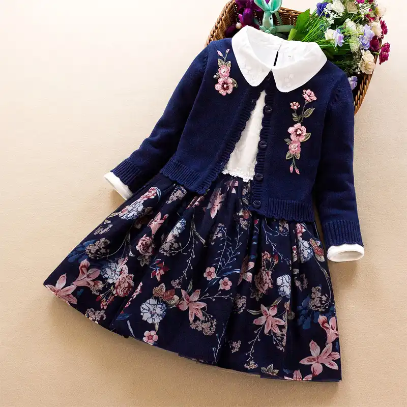 vestido inverno infantil 2019
