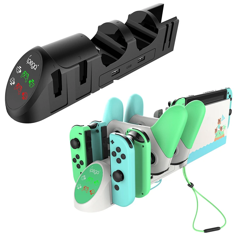 iPega 6 in 1 Charger Charging Dock Stand Base for Nintend Switch Joy-Con Pro Controller Charging for N-Switch Charger Bracket
iPega 6 in 1 Charger Charging Dock Stand Base for Nintend Switch Joy-Con Pro Controller Charging for N-Switch Charger Bracket