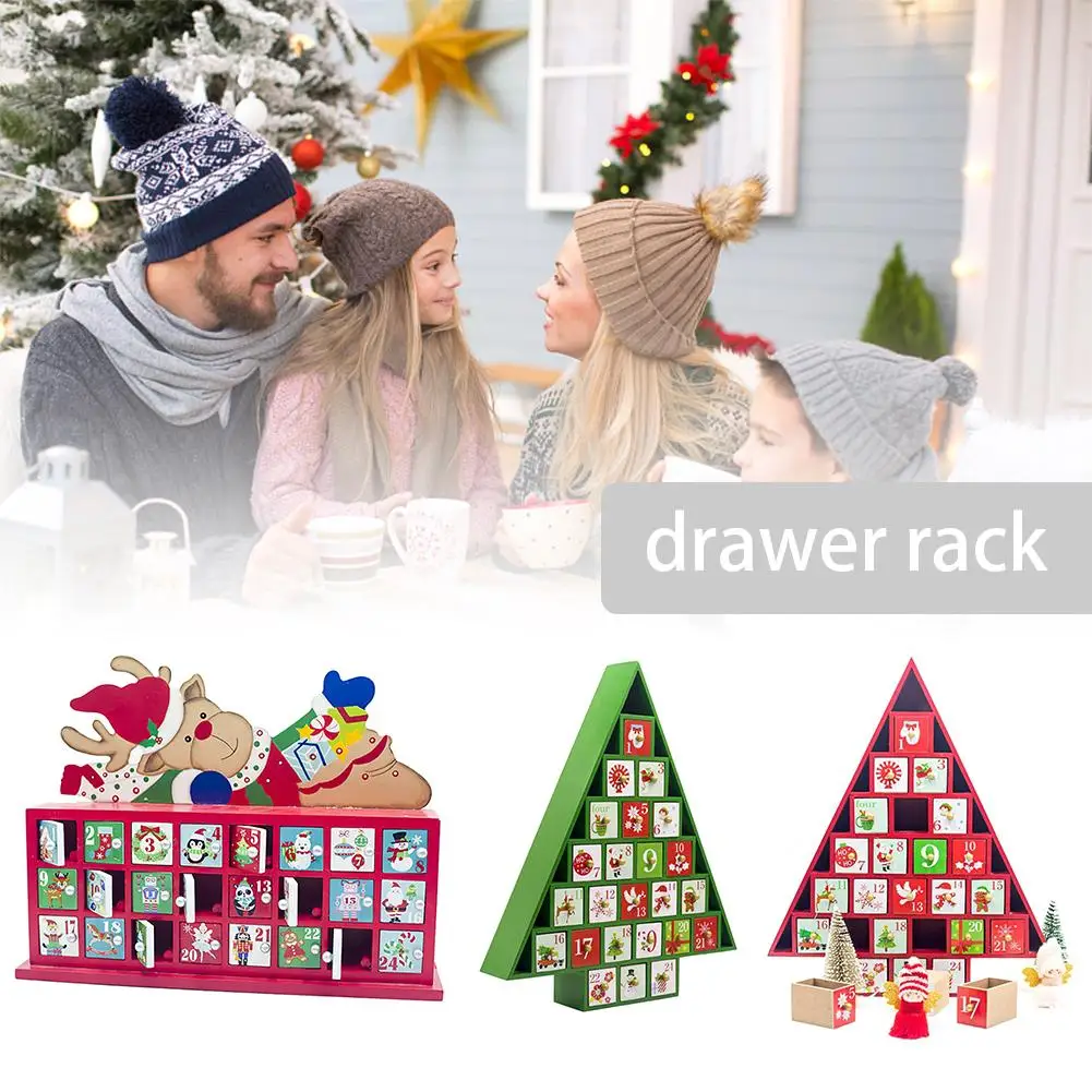 24 Drawers Countdown Tree Shape Storage Box Table Wooden Decoration Christmas Gift Ornament Toy Table Wooden Decoration Calendar
24 Drawers Countdown Tree Shape Storage Box Table Wooden Decoration Christmas Gift Ornament Toy Table Wooden Decoration Calendar