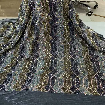 8colors (5yards / PC) beautiful two color African French net place fabric with sequins embroidery new design fzz761
8colors (5yards / PC) beautiful two color African French net place fabric with sequins embroidery new design fzz761