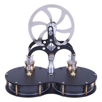 High Quality Peanut Shaped Double Cylinder Low Temperature Difference Stirling Engine Model Educational Engine Model
High Quality Peanut Shaped Double Cylinder Low Temperature Difference Stirling Engine Model Educational Engine Model
