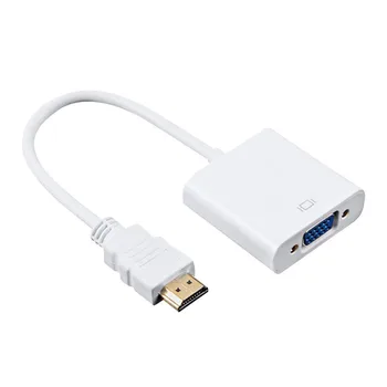 HDMI To VGA Cable Converter Male To VGA Famale Converter Adapter Digital Analog HD 1080P For PC Laptop Tablet HDMI Vers VGA 
HDMI To VGA Cable Converter Male To VGA Famale Converter Adapter Digital Analog HD 1080P For PC Laptop Tablet HDMI Vers VGA
