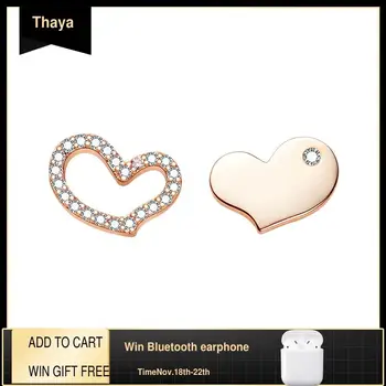 Thaya Real s925 Silver Heart Shape Earring Stud Zircon Charm For Women Girl Fine Fashion Engagement Jewelry Gift
Thaya Real s925 Silver Heart Shape Earring Stud Zircon Charm For Women Girl Fine Fashion Engagement Jewelry Gift
