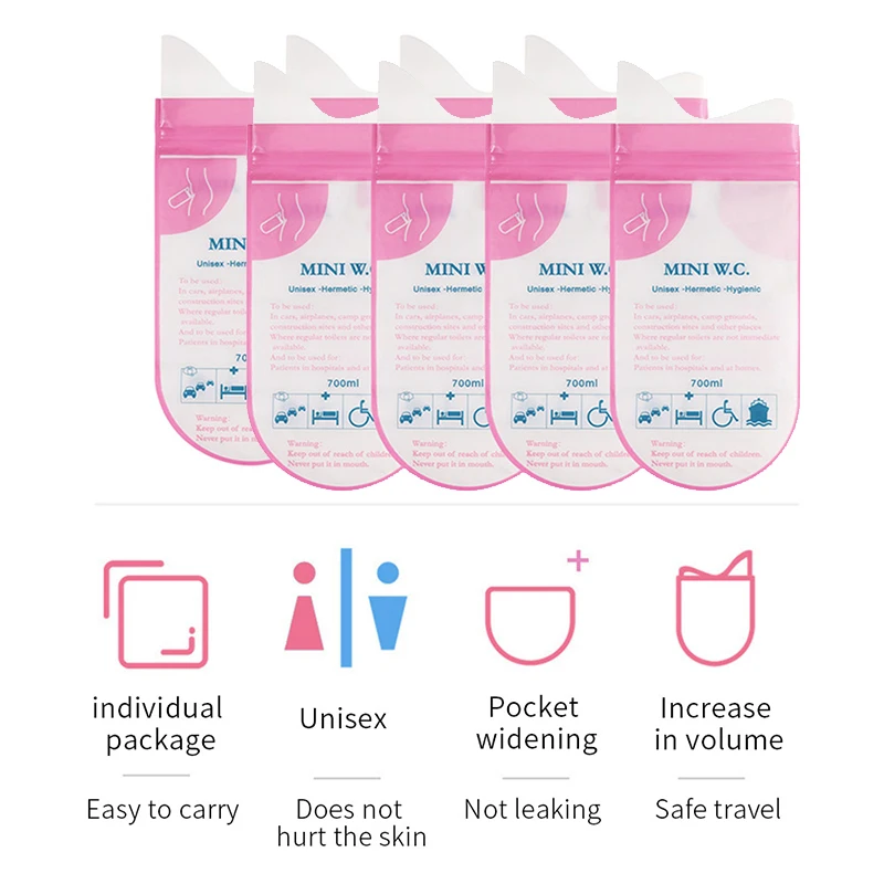 4PCS Disposable Urine Bags Camping Collection Pee Bag For Outdoor Travel Urinal Toilet Traffic Jam Emergency Camping Equipment
4PCS Disposable Urine Bags Camping Collection Pee Bag For Outdoor Travel Urinal Toilet Traffic Jam Emergency Camping Equipment