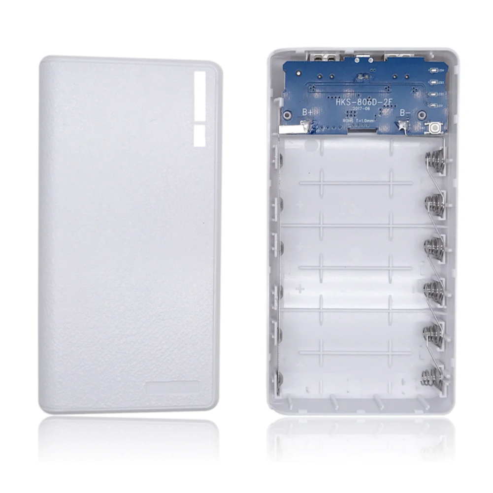 Portable Digital Mobile Power Bank Case for 4/6PCS 18650 Battery Charger Case DIY Kits Outer Micro USB Charging Battery Box Case
Portable Digital Mobile Power Bank Case for 4/6PCS 18650 Battery Charger Case DIY Kits Outer Micro USB Charging Battery Box Case