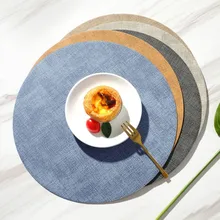 Nordic Leather Placemat Coaster Round Tableware Pad Table Mat Plate Dish Holder Oil Water Resistant Tablemat Kitchen Utensils
Nordic Leather Placemat Coaster Round Tableware Pad Table Mat Plate Dish Holder Oil Water Resistant Tablemat Kitchen Utensils