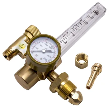 For Gas Welder Regulator Weld Regulator Gauge Argon CO2 Mig Tig Flow Meter 0-25L/min 3500 PSI, 25000KPA
For Gas Welder Regulator Weld Regulator Gauge Argon CO2 Mig Tig Flow Meter 0-25L/min 3500 PSI, 25000KPA