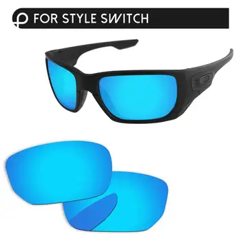Papaviva Ice Blue Mirror Polarized Replacement Lenses For Style Switch OO9194 Sunglasses Frame 100% UVA & UVB Protection 
Papaviva Ice Blue Mirror Polarized Replacement Lenses For Style Switch OO9194 Sunglasses Frame 100% UVA & UVB Protection