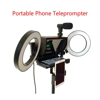 2020 New Portable Prompter Smartphone Teleprompter with remote control for News Live Interview Speech for Mobile Phone
2020 New Portable Prompter Smartphone Teleprompter with remote control for News Live Interview Speech for Mobile Phone