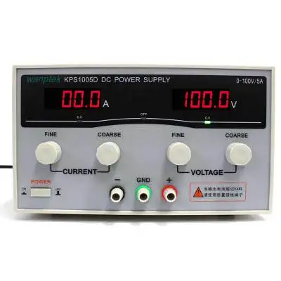 Wanptek KPS1005D High precision High Power Adjustable LED Dual Display Switching DC power supply 220V 100V/5A High precision
Wanptek KPS1005D High precision High Power Adjustable LED Dual Display Switching DC power supply 220V 100V/5A High precision