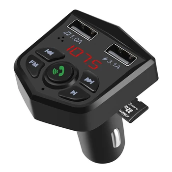Bluetooth 5.0 FM Transmitter Car Kit MP3 Modulator Player Wireless Handsfree Audio Receiver Dual USB Fast Charger 3.1A
Bluetooth 5.0 FM Transmitter Car Kit MP3 Modulator Player Wireless Handsfree Audio Receiver Dual USB Fast Charger 3.1A