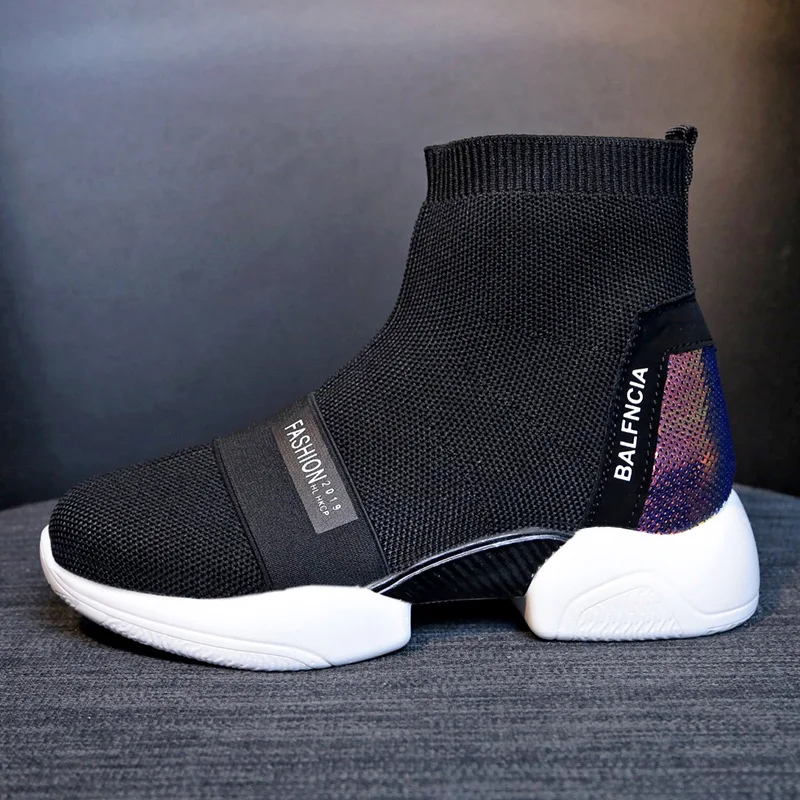 Autumn New Style Elevator WOMEN'S Shoes Korean-style Versatile Sleeve Fly Weaving Slip-on Casual Running Athletic Shoes Women's 
Autumn New Style Elevator WOMEN'S Shoes Korean-style Versatile Sleeve Fly Weaving Slip-on Casual Running Athletic Shoes Women's