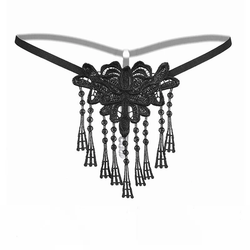 Sexy Panties Womens Underwear Lace Lingerie Butterfly Open Crotch Thong G-Strings with Pearl Massaging Beads Erotic Briefs
Sexy Panties Womens Underwear Lace Lingerie Butterfly Open Crotch Thong G-Strings with Pearl Massaging Beads Erotic Briefs