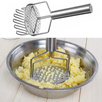Stainless Steel Potato Masher Ricer Puree Wave Shape Pumpkin Tomato Crusher Crushing Press Machine Kitchen Gadgets Tools
Stainless Steel Potato Masher Ricer Puree Wave Shape Pumpkin Tomato Crusher Crushing Press Machine Kitchen Gadgets Tools